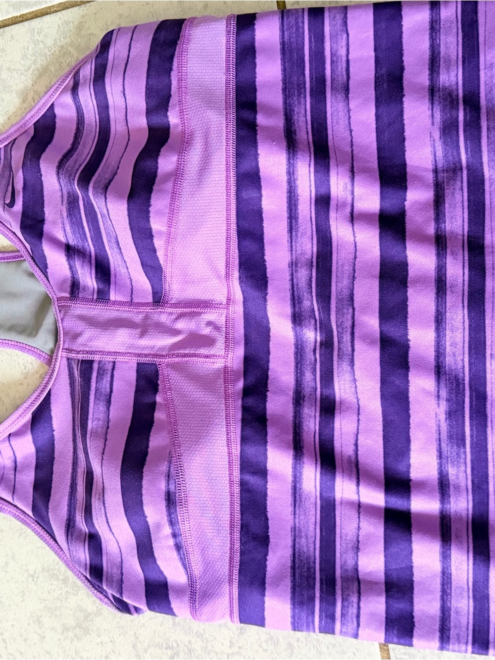 Nike Light Purple Dri-FIT Athletic Tank